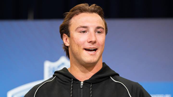 New York Jets quarterback Cade Klubnik