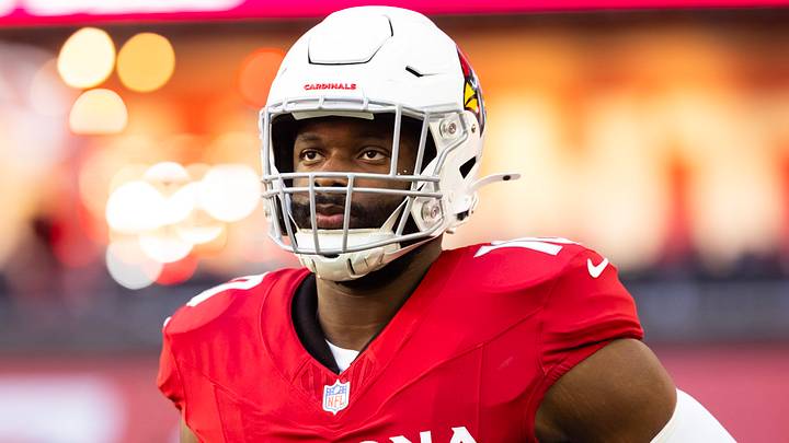 Arizona Cardinals linebacker Josh Sweat against the Los Angeles Rams at State Farm Stadium. Arizona Cardinals linebacker Josh Sweat against the Los Angeles Rams at State Farm Stadium.