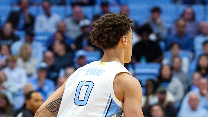 North Carolina point guard Kyan Evans during the Tar Heels' 94-54 win over Central Arkansas on Nov. 3 , 2025. Jackson McCurdy, North Carolina Tar Heels On SI
