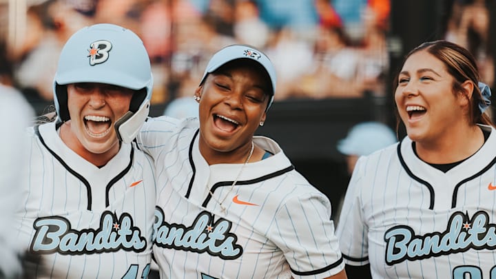 Odicci Alexander pitched for the Bandits while pregnant.