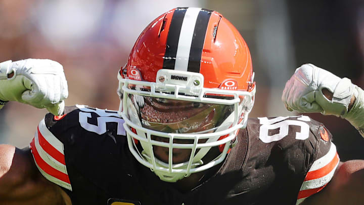Cleveland Browns defensive end Myles Garrett.
