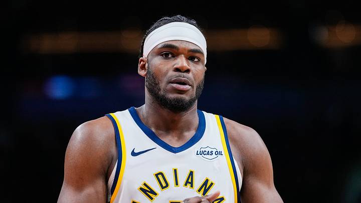 Feb 8, 2026; Toronto, Ontario, CAN; Indiana Pacers forward Jarace Walker (5) looks on against the Toronto Raptors at Scotiabank Arena. Mandatory Credit: Kevin Sousa-Imagn Images Feb 8, 2026; Toronto, Ontario, CAN; Indiana Pacers forward Jarace Walker (5) looks on against the Toronto Raptors at Scotiabank Arena. Mandatory Credit: Kevin Sousa-Imagn Images