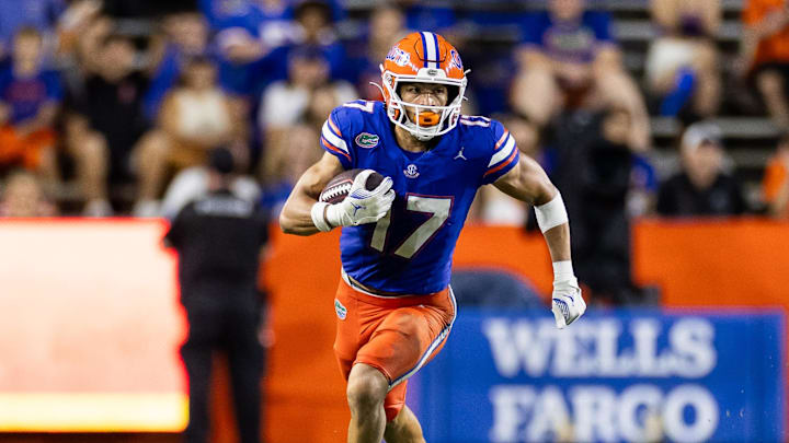 Florida Gators wide receiver Chimere Dike arrived from the Wisconsin Badgers via the transfer portal.