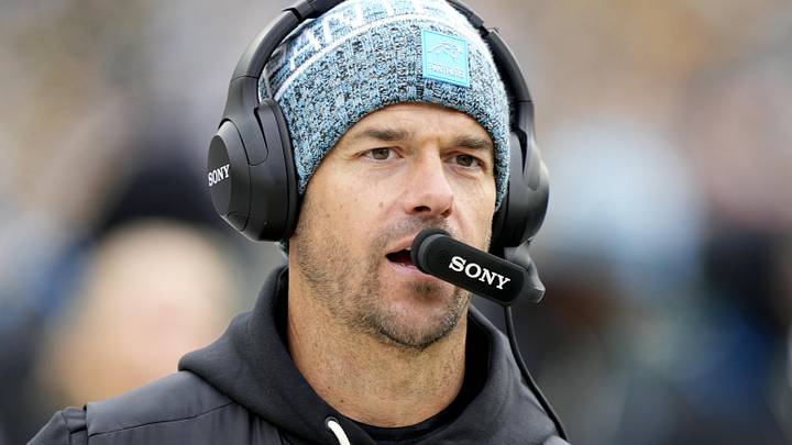 Carolina Panthers head coach Dave Canales 