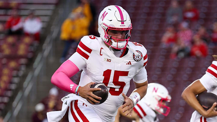 Nebraska Cornhuskers quarterback Dylan Raiola.