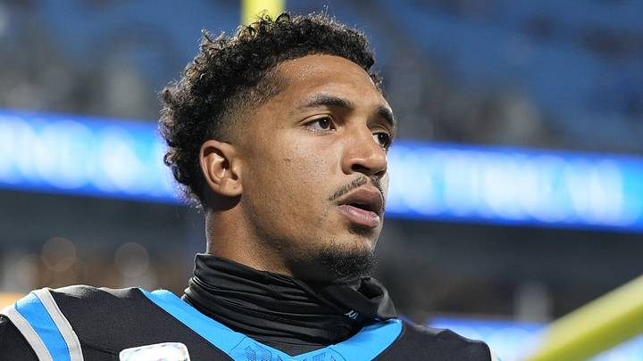 Carolina Panthers running back Chuba Hubbard 