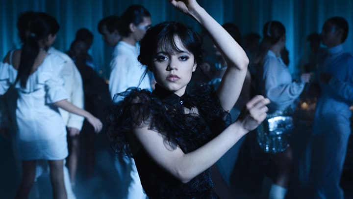 Wednesday. Jenna Ortega as Wednesday Addams in episode 104 of Wednesday