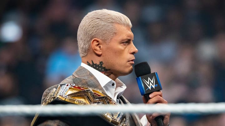 WWE Champion, Cody Rhodes, speaks to the Bloodline.