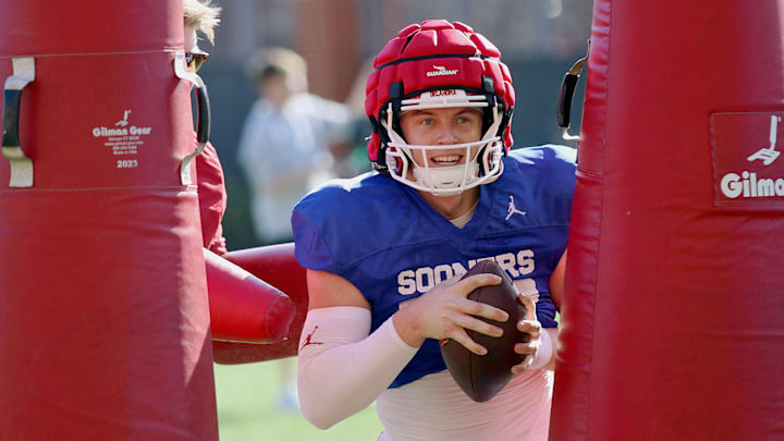 Oklahoma quarterback John Mateer