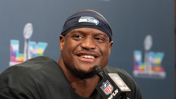 Seattle Seahawks running back Kenneth Walker III speaks