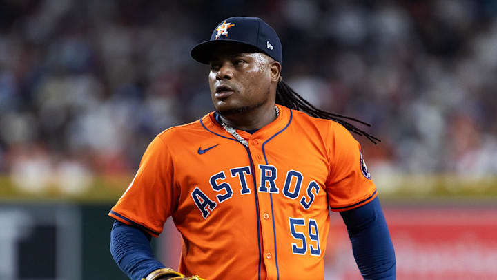 Houston Astros pitcher Framber Valdez 