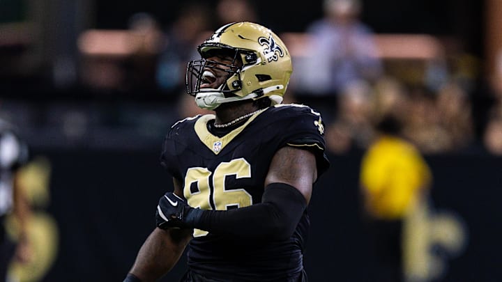 New Orleans Saints defensive end Carl Granderson New Orleans Saints defensive end Carl Granderson