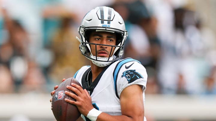 Carolina Panthers quarterback Bryce Young