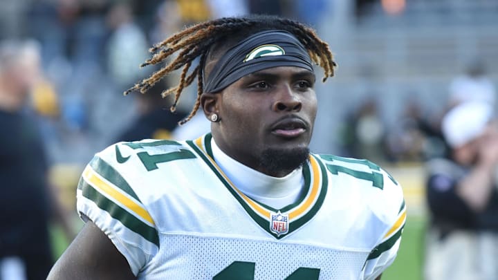 Green Bay Packers wide receiver Jayden Reed Green Bay Packers wide receiver Jayden Reed
