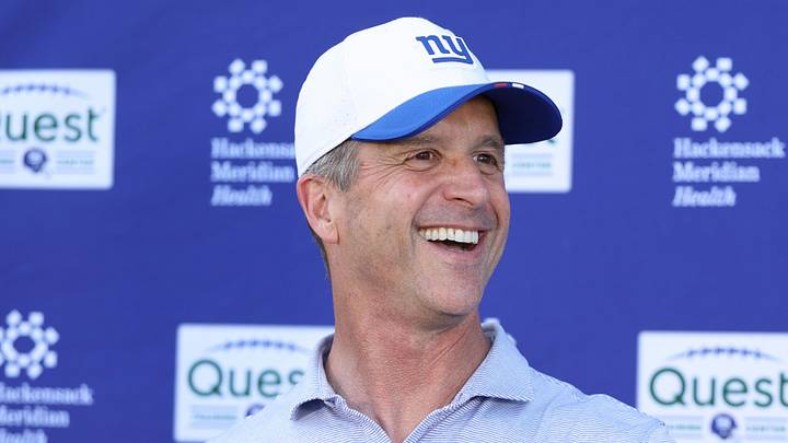 New York Giants - head coach John Harbaugh New York Giants - head coach John Harbaugh