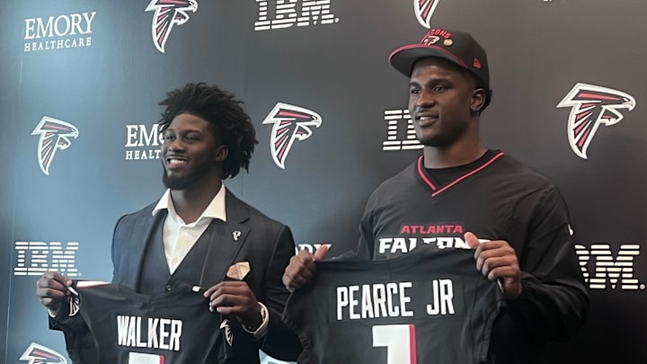 The Atlanta Falcons doubled the number of defensive players they drafted in the first round the last decade by selecting Jalon Walker and James Pearce Jr.