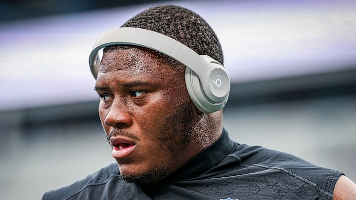 Carolina Panthers defensive lineman Derrick Brown