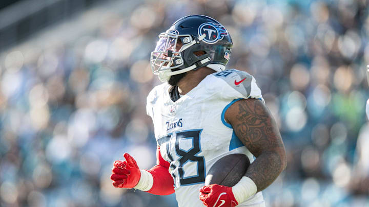 Tennessee Titans defensive tackle Jeffery Simmons