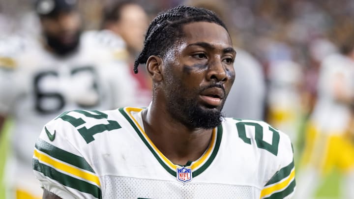 Green Bay Packers cornerback Nate Hobbs Green Bay Packers cornerback Nate Hobbs