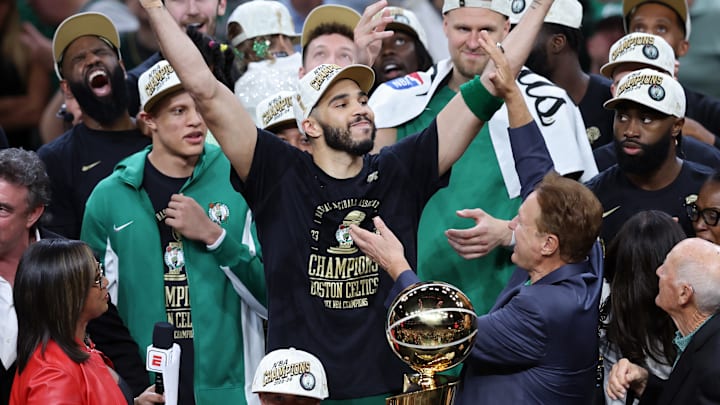 Boston Celtics, Jayson Tatum, NBA Finals, Dallas Mavericks, Jimmy Fallon, Baby Dunks-a-Lot