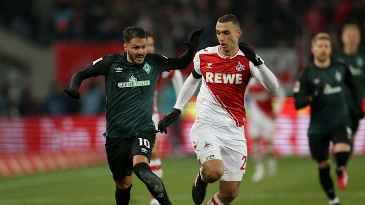 Leonardo Bittencourt (l.) im Duell mit Ellyes Skhiri