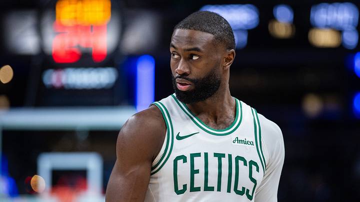 Dec 26, 2025; Indianapolis, Indiana, USA; Boston Celtics guard/forward Jaylen Brown (7) in the second half against the Indiana Pacers at Gainbridge Fieldhouse. Dec 26, 2025; Indianapolis, Indiana, USA; Boston Celtics guard/forward Jaylen Brown (7) in the second half against the Indiana Pacers at Gainbridge Fieldhouse.