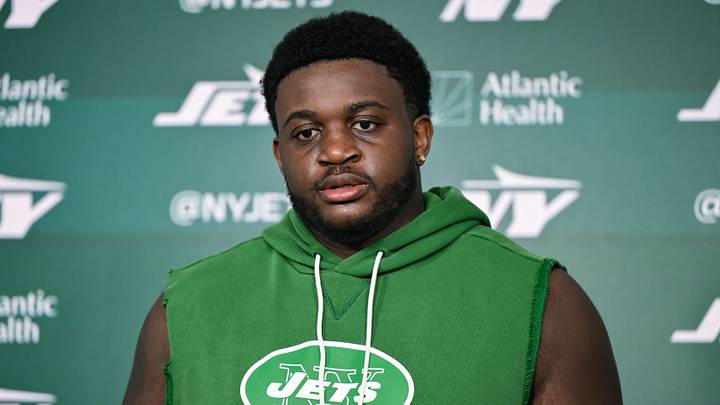 New York Jets offensive tackle Armand Membou