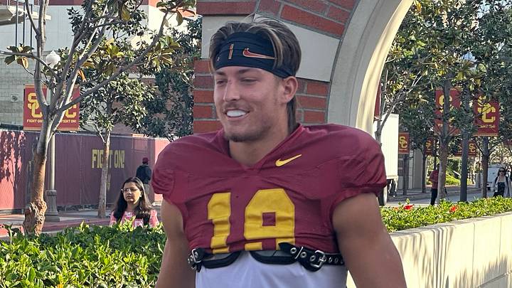 USC Trojans freshman tight end Mark Bowman