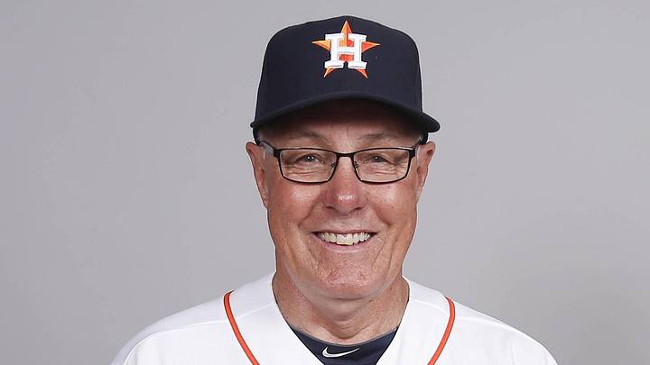 Feb 24, 2016; Kissimmee, FL, USA; Houston Astros pitching coach Brent Strom (56) during media day for the Houston Astros at Osceola Heritage Park. Mandatory Credit: Reinhold Matay-Imagn Images Feb 24, 2016; Kissimmee, FL, USA; Houston Astros pitching coach Brent Strom (56) during media day for the Houston Astros at Osceola Heritage Park. Mandatory Credit: Reinhold Matay-Imagn Images