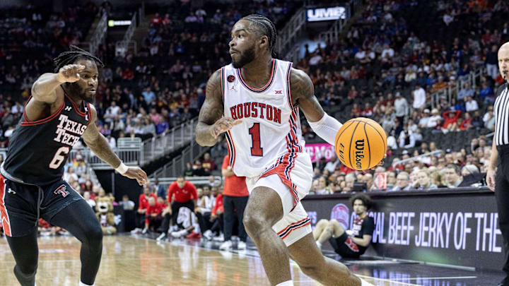 Houston Cougars guard Jamal Shead (1)