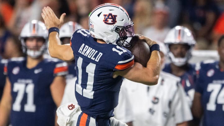Auburn Tigers quarterback Jackson Arnold faces his old team on Saturday with a road game at Oklahoma.