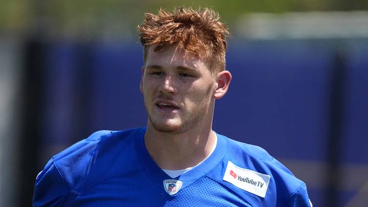 Los Angeles Rams tight end Terrance Ferguson. Los Angeles Rams tight end Terrance Ferguson.