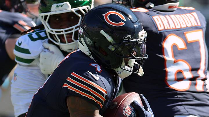 Chicago Bears running back D'Andre Swift