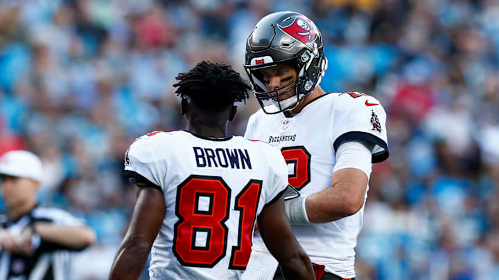 Tom Brady y Antonio Brown jugaron juntos por 16 encuentros con Tampa Bay Buccaneers