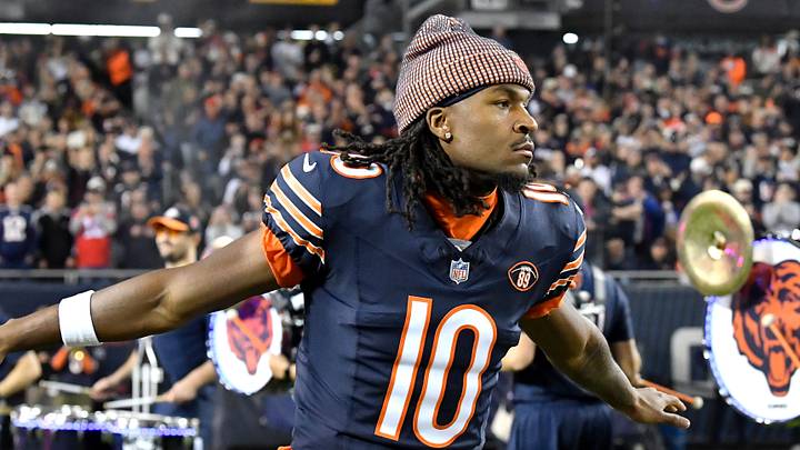 Oct 22, 2026; Chicago, Illinois, USA;  Chicago Bears wide receiver Luther Burden III (10)