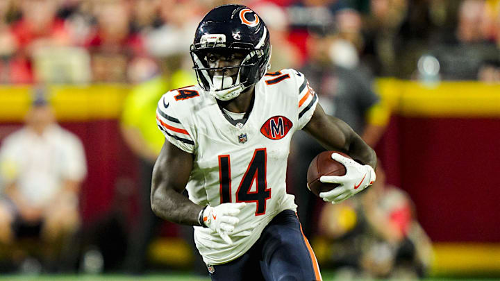 Chicago Bears wide receiver Olamide Zaccheaus