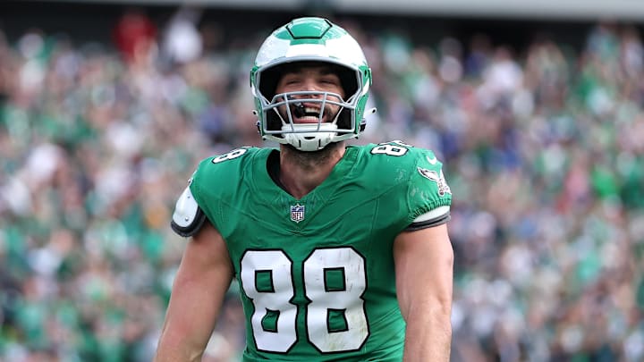 Philadelphia Eagles tight end Dallas Goedert Philadelphia Eagles tight end Dallas Goedert