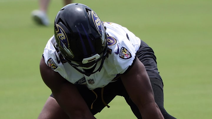 Baltimore Ravens linebacker Chandler Martin