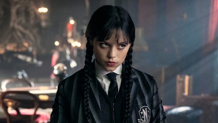Wednesday. Jenna Ortega as Wednesday Addams in episode 205 of Wednesday