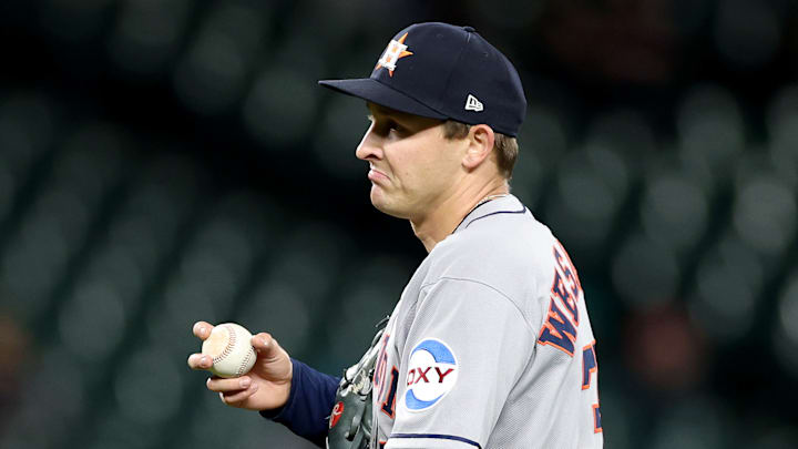 Houston Astros pitcher Hayden Wesneski