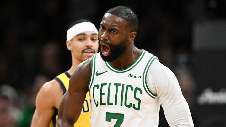 Indiana Pacers v Boston Celtics, Jaylen Brown.