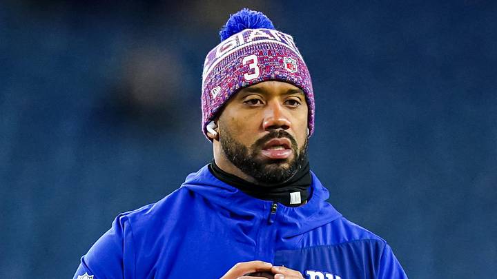 Former New York Giants quarterback Russell Wilson Former New York Giants quarterback Russell Wilson