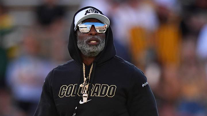 Colorado Buffaloes head coach Deion Sanders before the game against the North Dakota State Bison at Folsom Field. Colorado Buffaloes head coach Deion Sanders before the game against the North Dakota State Bison at Folsom Field.