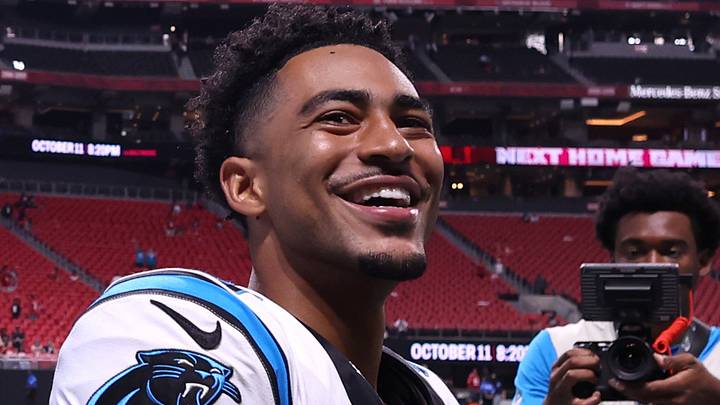 Carolina Panthers quarterback Bryce Young