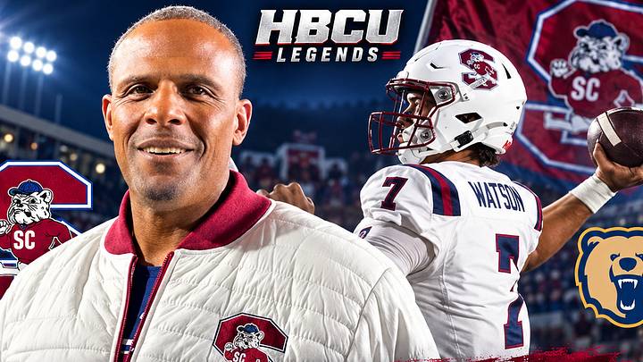 Chennis Berry and Keely Watson led the State Carolina State Bulldogs to a 51-10 rout of Morgan State. Chennis Berry and Keely Watson led the State Carolina State Bulldogs to a 51-10 rout of Morgan State.