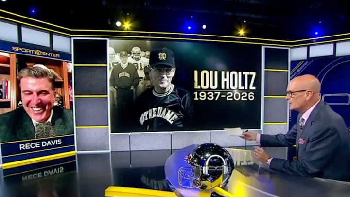 Lou Holtz died Tuesday at the age of 89.