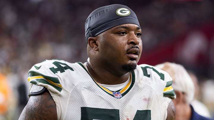 Green Bay Packers center Elgton Jenkins Green Bay Packers center Elgton Jenkins