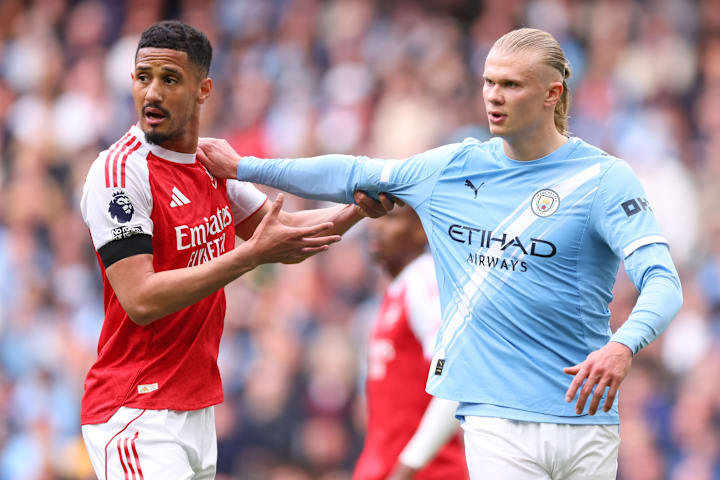 William Saliba, Erling Haaland