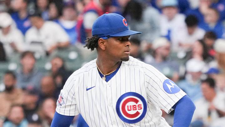Jun 16, 2026; Chicago, Illinois, USA; Chicago Cubs pitcher Edward Cabrera (30) throws the ball against the Colorado Rockies during the first inning at Wrigley Field. Mandatory Credit: David Banks-Imagn Images Jun 16, 2026; Chicago, Illinois, USA; Chicago Cubs pitcher Edward Cabrera (30) throws the ball against the Colorado Rockies during the first inning at Wrigley Field. Mandatory Credit: David Banks-Imagn Images