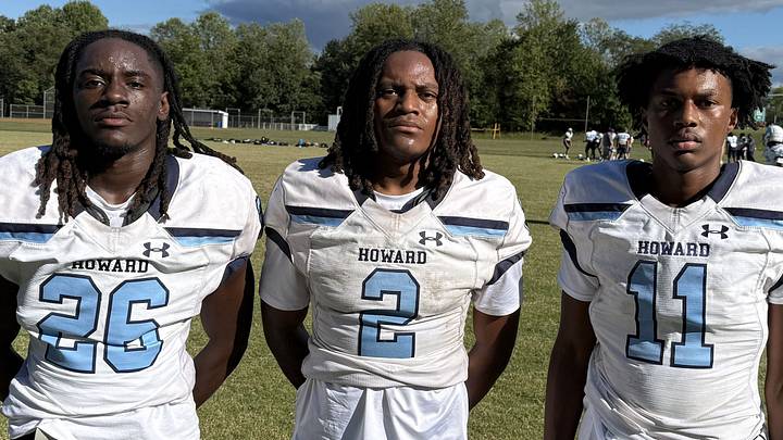 Jahari Kinney (26), Donte Jones (2) and Jamir Smith (11) combined to score four pick-six touchdowns on Friday. Jahari Kinney (26), Donte Jones (2) and Jamir Smith (11) combined to score four pick-six touchdowns on Friday.